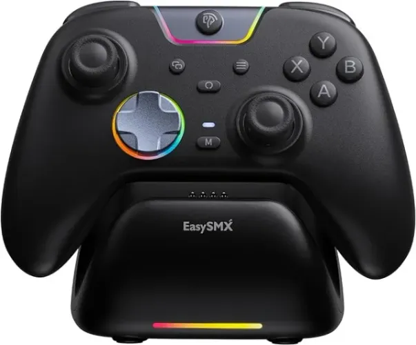 Controle sem Fio EasySMX X05 PRO Com dock de carregamento, para PC, Android e iOs