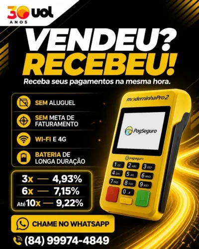 Maquininha nova 