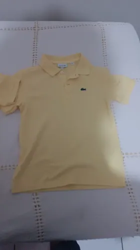 Camisa Polo Lacoste Infantil Original Tam. 10 - 140cm