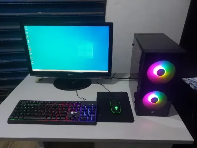 Computador Core i3 16gb SSD128+HD500 Monitor24 Hdmi Teclado Mouse PC top Internet Comercio