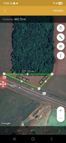 Area industrial 7900 m2 na BR 163