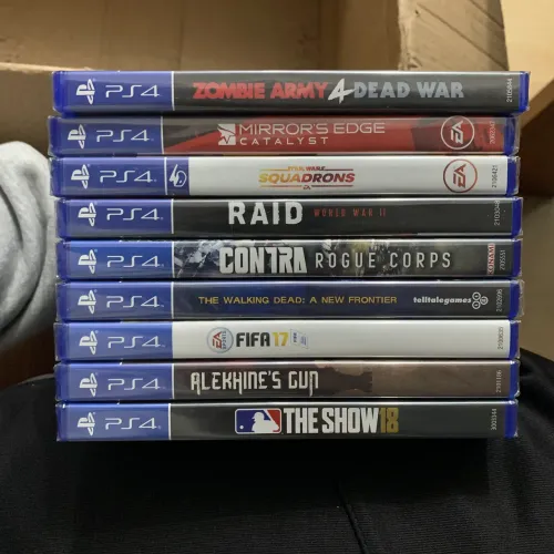 Lote de jogos lacrados play 4 ps4