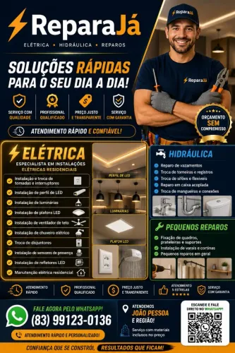 Eletricista - Reparo - Instalação - Manutenção