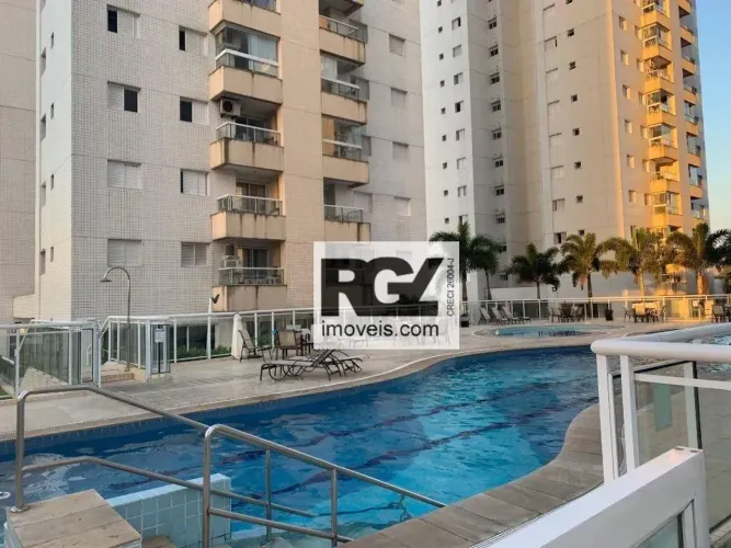 Apartamento com 3 dormitórios para alugar, 77 m² por R$ 5.200,00/mês - Ponta da Praia - Sa