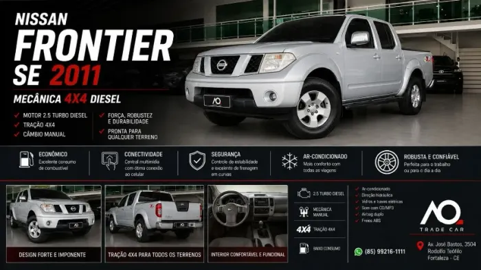 Nissan Frontier Se/se Strik CD 4X4 2.5 TB Dies. 2011