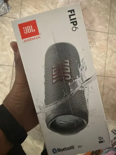 Caixa De Som Bluetooth Flip 6 30w Rms Jbl Cor Preto Lacrado