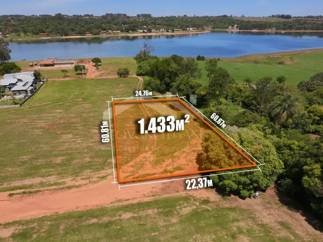 OPORTUNIDADE NÁUTICA! Terreno de 1.433m² a Poucos Metros da Represa