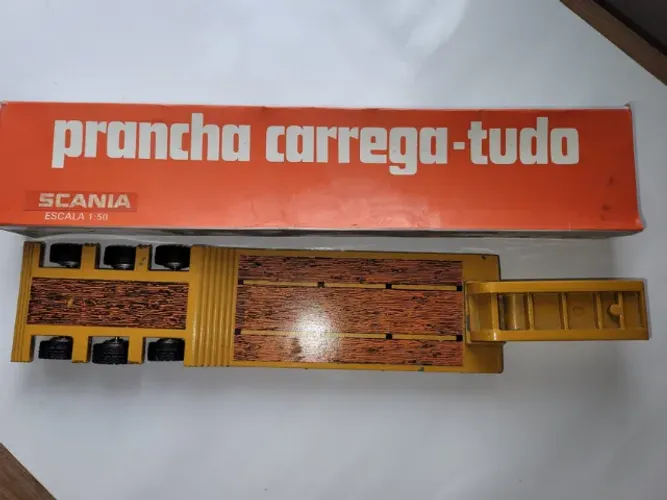 Miniatura Prancha para transporte de Máquinas para Miniaturas de Caminhões 