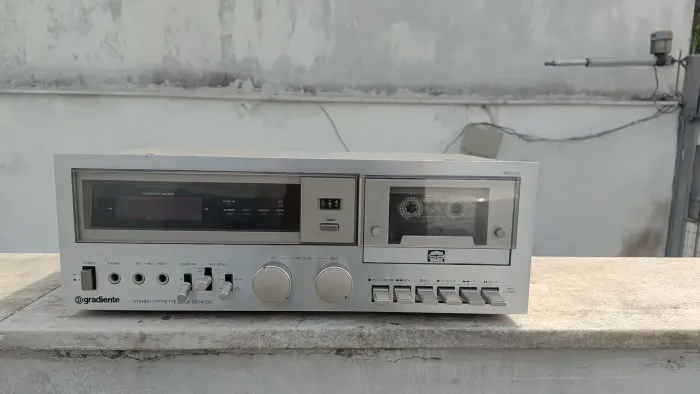 Tape deck gradiente cd4000 funcionando revisado
