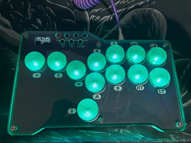 Fightbox joystick controle arcade fliperama
