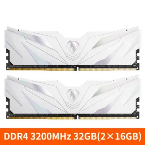 Memoria Ram Netac DDR4 32GB (2X16GB) 3200MHZ Branca, 12x 114,06