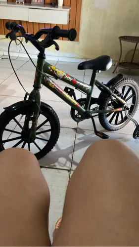 A venda bicicleta.