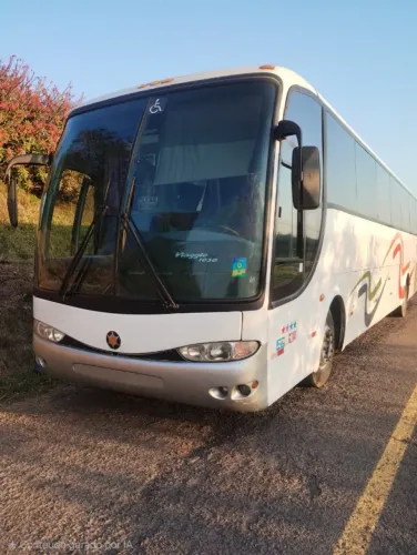 MBenz O400, 2001, Viaggio G6 1050, 46 Rec. ar teto, Cabine WC, TR 5199706.9988 c/ Airton