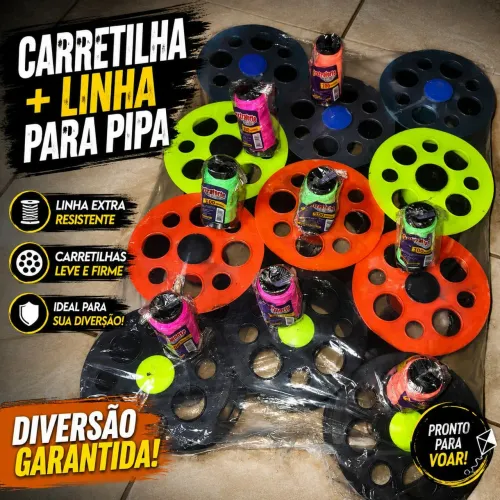 Carretilhas+100 metros de linha