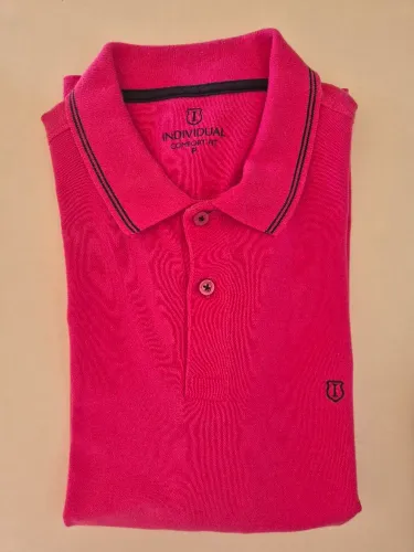 Camisa Polo Individual Rosa P