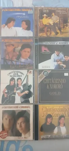 Kit 8 cds chitãozinho e xororó  