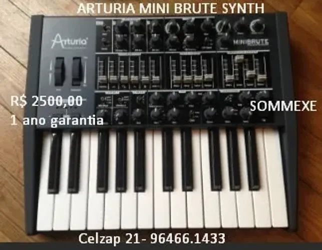 Arturia Mini Brute analog synth na sommexe celzap 21- * 1 ano garantia