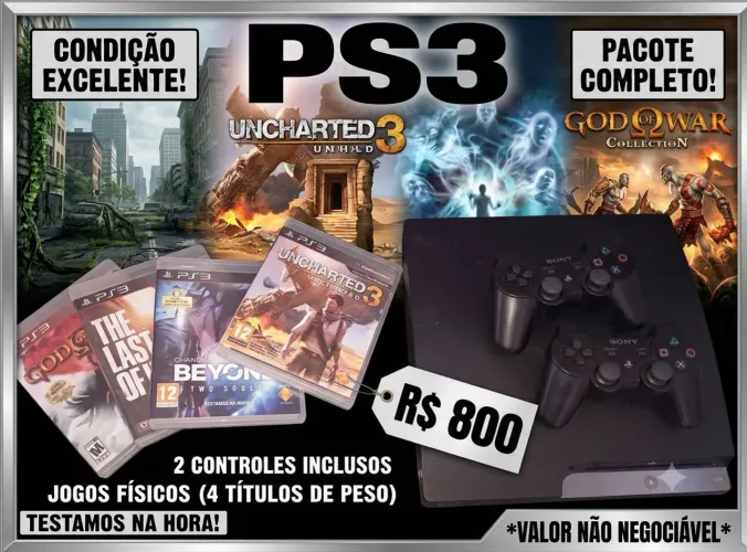 PS3 SLIM DESTRAVADO 