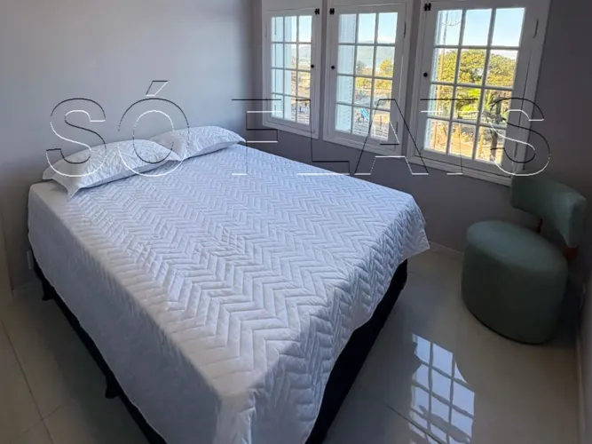 Apartamento no Palacete São Paulo, Gonzaga, Santos, em frente a orla