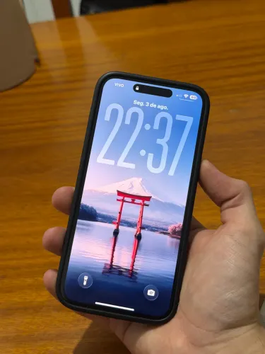 iphone 15 PRO MAX 256G Cinza titânio
