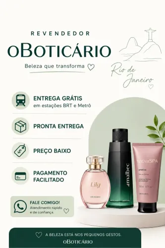 Produtos Boticário Pronta Entrega Promoções Exclusivas Frete Grátis Rio de Janeiro
