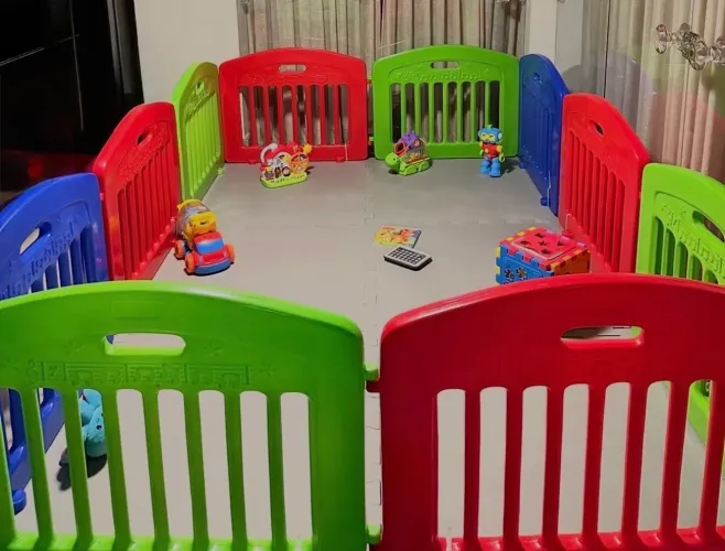 Cercado infantil 3 X 2 m, acompanha piso tatame 2 mm espessura 