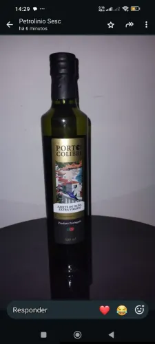 Azeite extra virgem garrafas 500ml porto colibri 