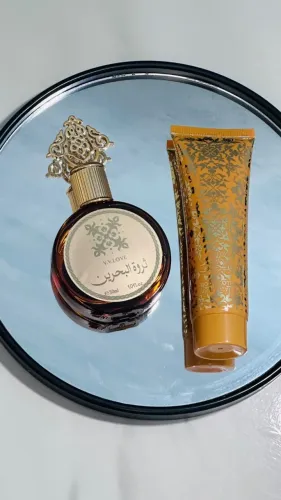 kit perfume + creme hidratante inspiração arabe