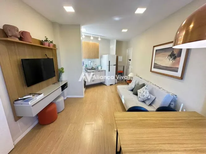 Quarto e sala reformado no Leblon - Vista Panôramica