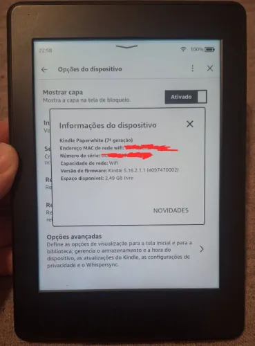 Kindle Paperwhite 7ª geração