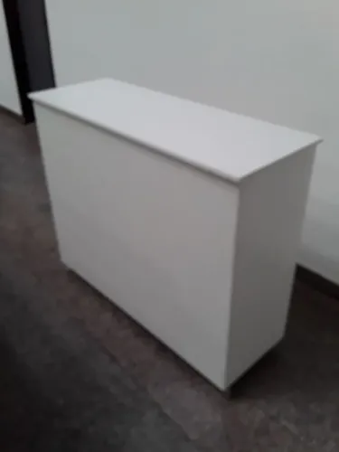 Balcão de mdf tipo caixa atendimento  preço só hoje quarta 