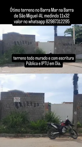 Terreno Barra de São Miguel-AL (Barra Mar)