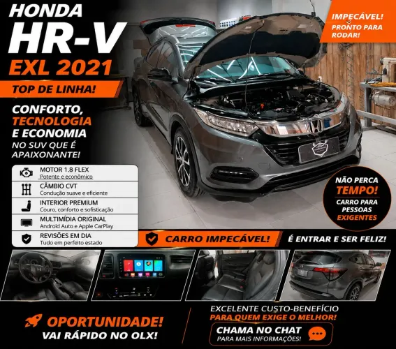 Honda HR-V EXL 1.8 Flexone 16V 5P Aut. 2021