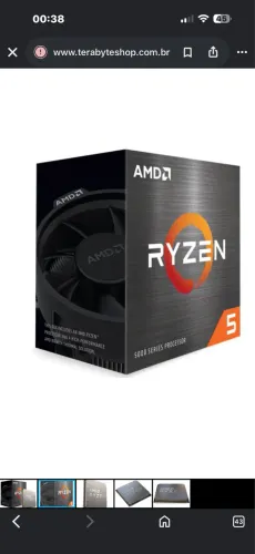 Processador Ryzen 5 5500 novo na caixa testado perfeito