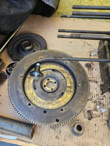 Volante motor Fusca 1300(cremalheira)