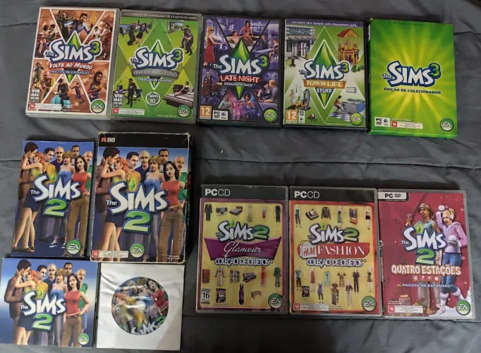 COLEÇÃO THE SIMS 2 E 3 PRA SAIR HOJE! ACEITO NEGÓCIO