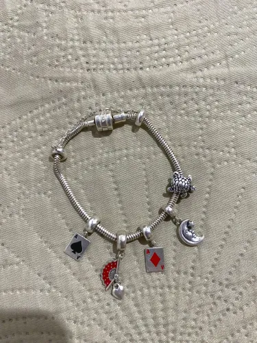 Pulseira Berloque Só prata (925)