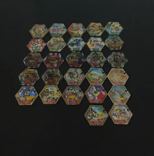 Coleção tazos máquina do tempo
