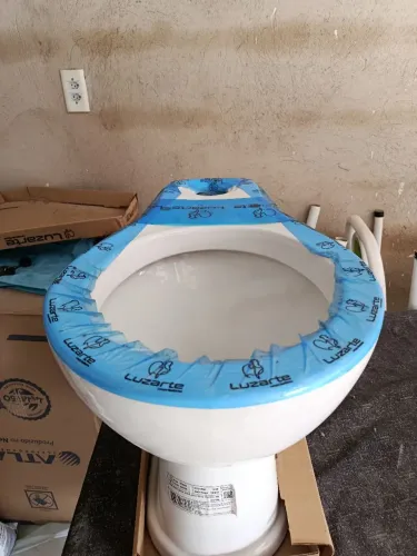 Vaso Sanitário Com Caixa Acoplada Luzarte (Branco) Modelo Porto