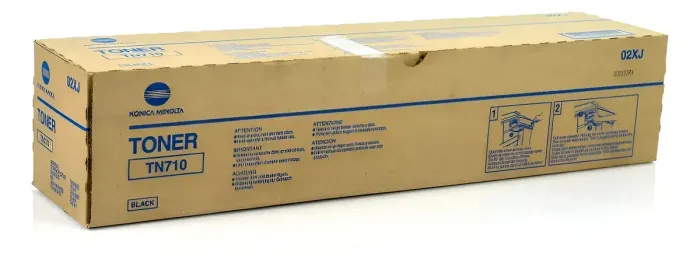 Lote com 8 Toner Konica Minolta Tn710 / 600 / 31991 Original Novo Caixa Boa e Caixa Avaria