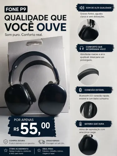 Fone P9 bluetooth