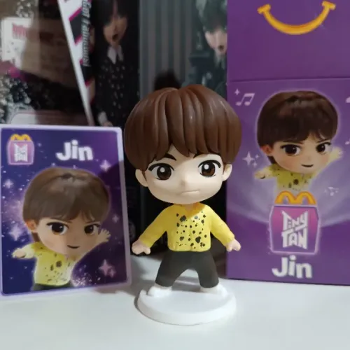 Boneco Jin BTS Tiny Tan McDonald's Roxo - Kpop
