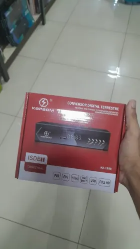 Conversor digital terrestre com centra multimídia fotos,músicas,vídeos,usb full hd