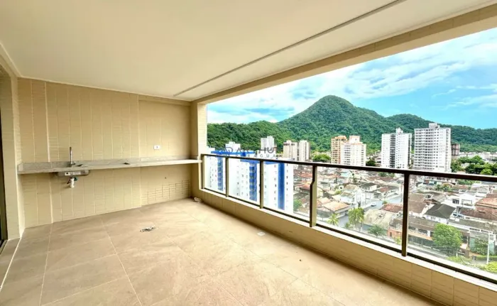 Apartamento à venda no Canto do Forte em Praia Grande com 3 suítes e 3 vagas