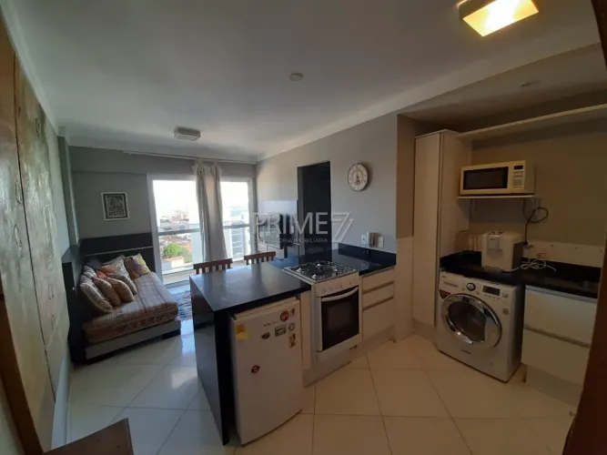 Apartamento mobiliado para locação, no Edificio Santiago Piracicaba-SP