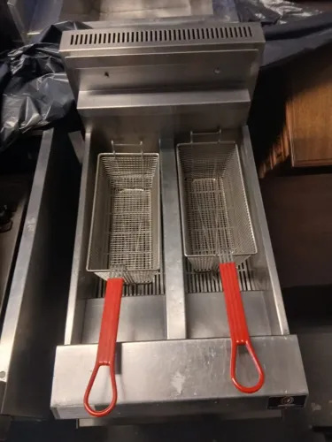 Fritadeira Elétrica Alfatec Split 2 cubas individuais (18 litros cada) Monofásica 220v (12