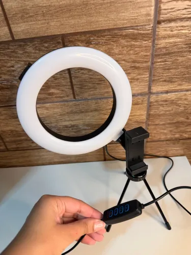 Ring light de mesa