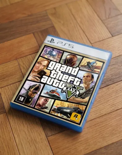 Jogo GTA 5 Grand Theft Auto V PS5 Midia Fisica Original