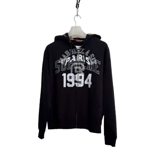 Moletom Maison Margiela x SUPREME Zip up - Preto