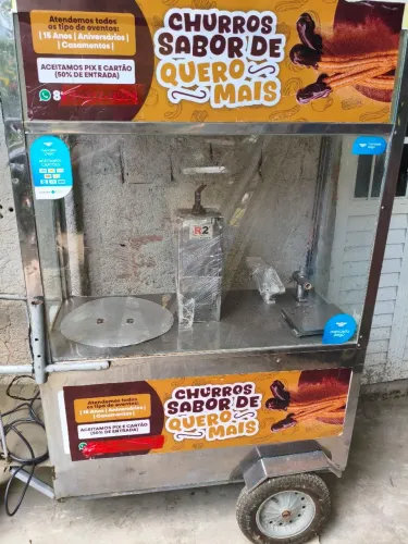 CARROÇA DE CHURROS SEMI NOVA